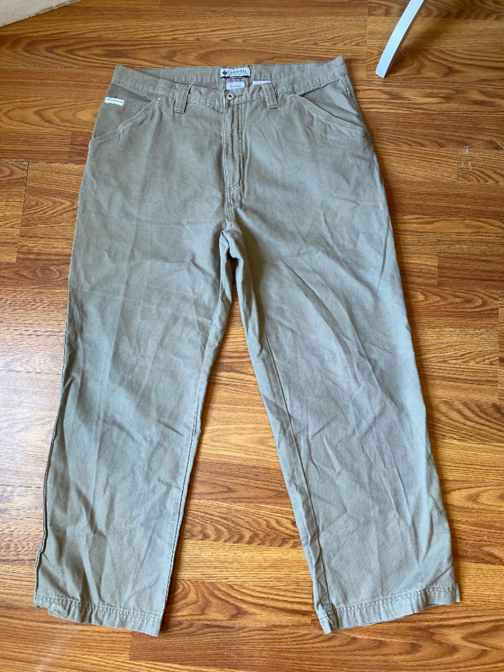 Columbia men's khaki carpenter pants